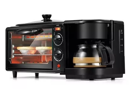 Horno electrico Cafeteria Freidora 3 en 1