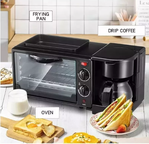 Horno electrico Cafeteria Freidora 3 en 1