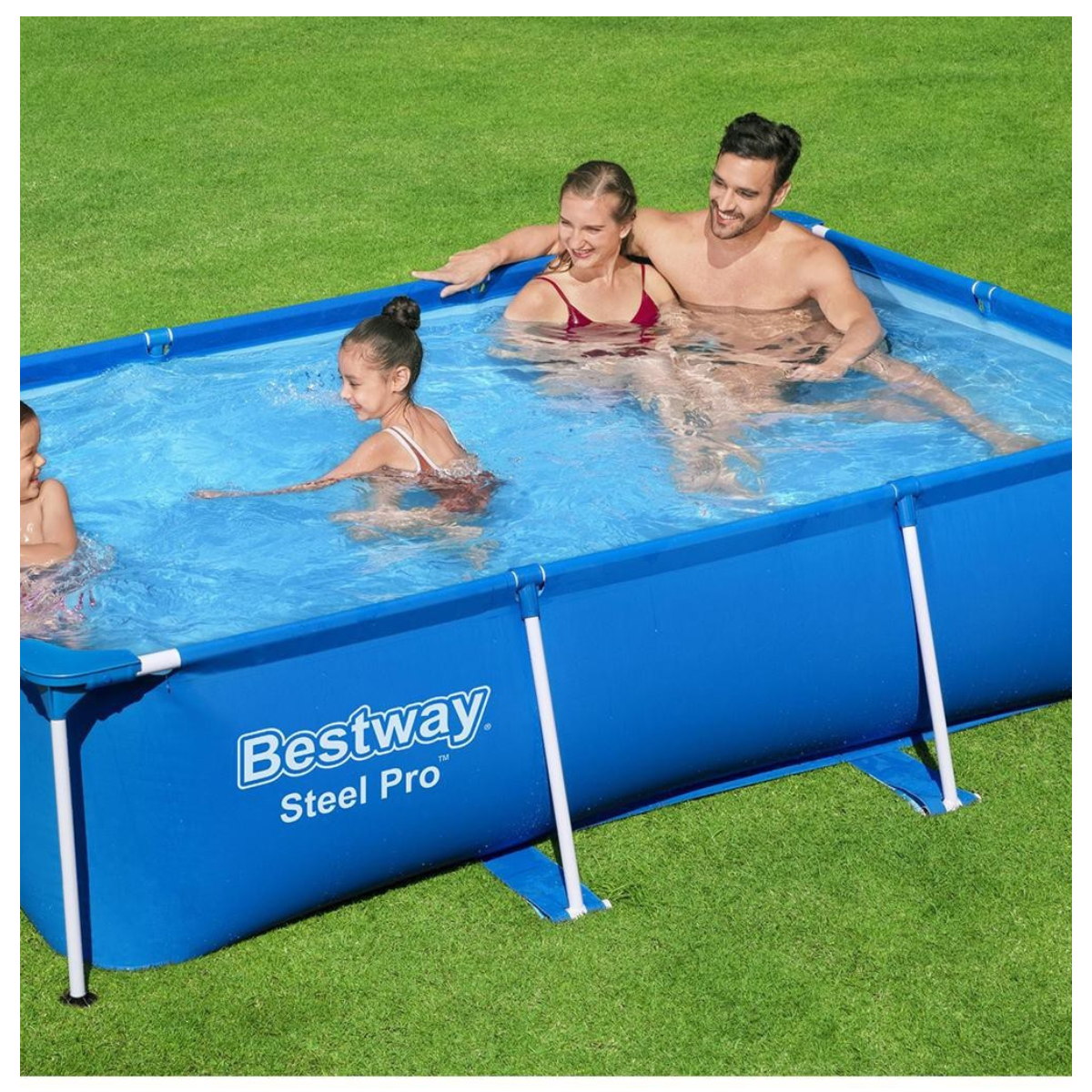 Piscina rectangular familiar 4 m x 2 m
