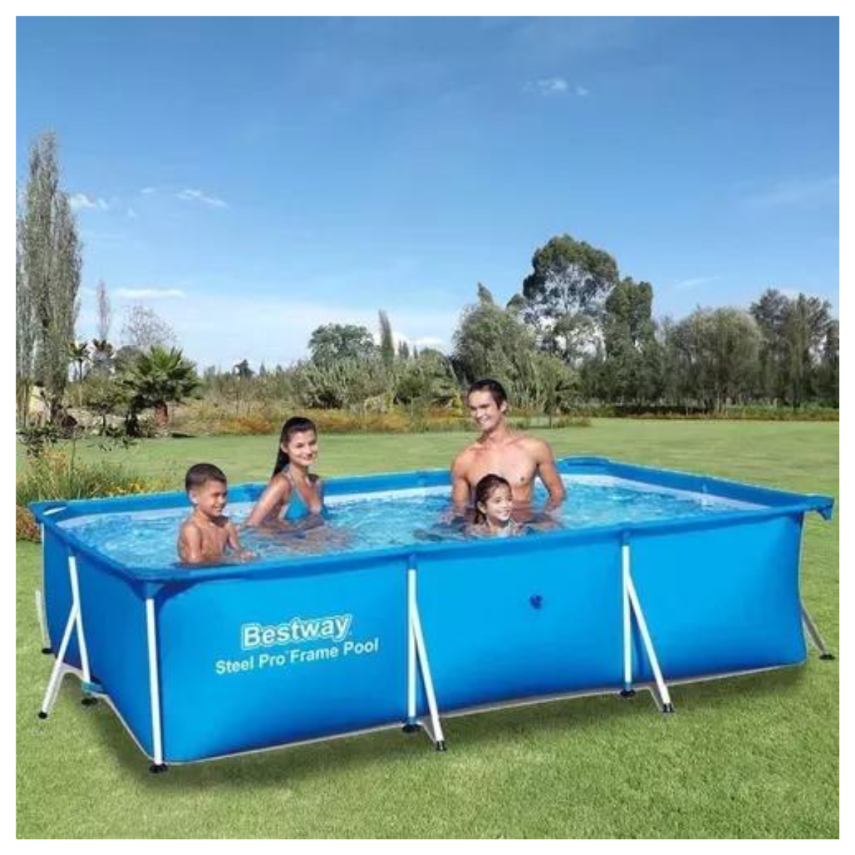 Piscina rectangular familiar 2.6m x 1.7m