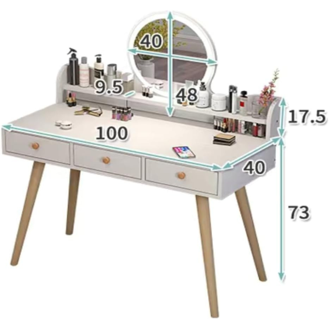 Organizador de Maquillaje espejo + Luz