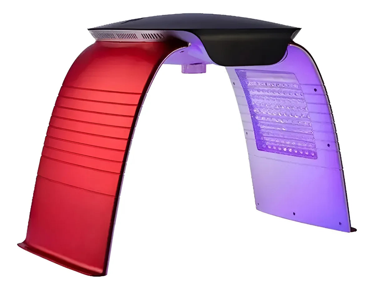 Cabina Led vapor ozono facial 7 colores