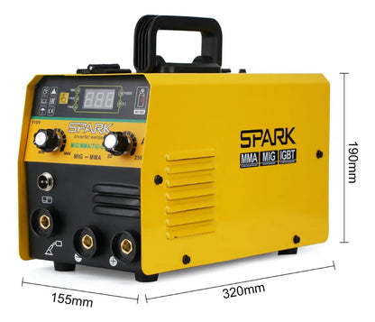 Soldadora 250AMP Spark MMA/MIG/TIG lift