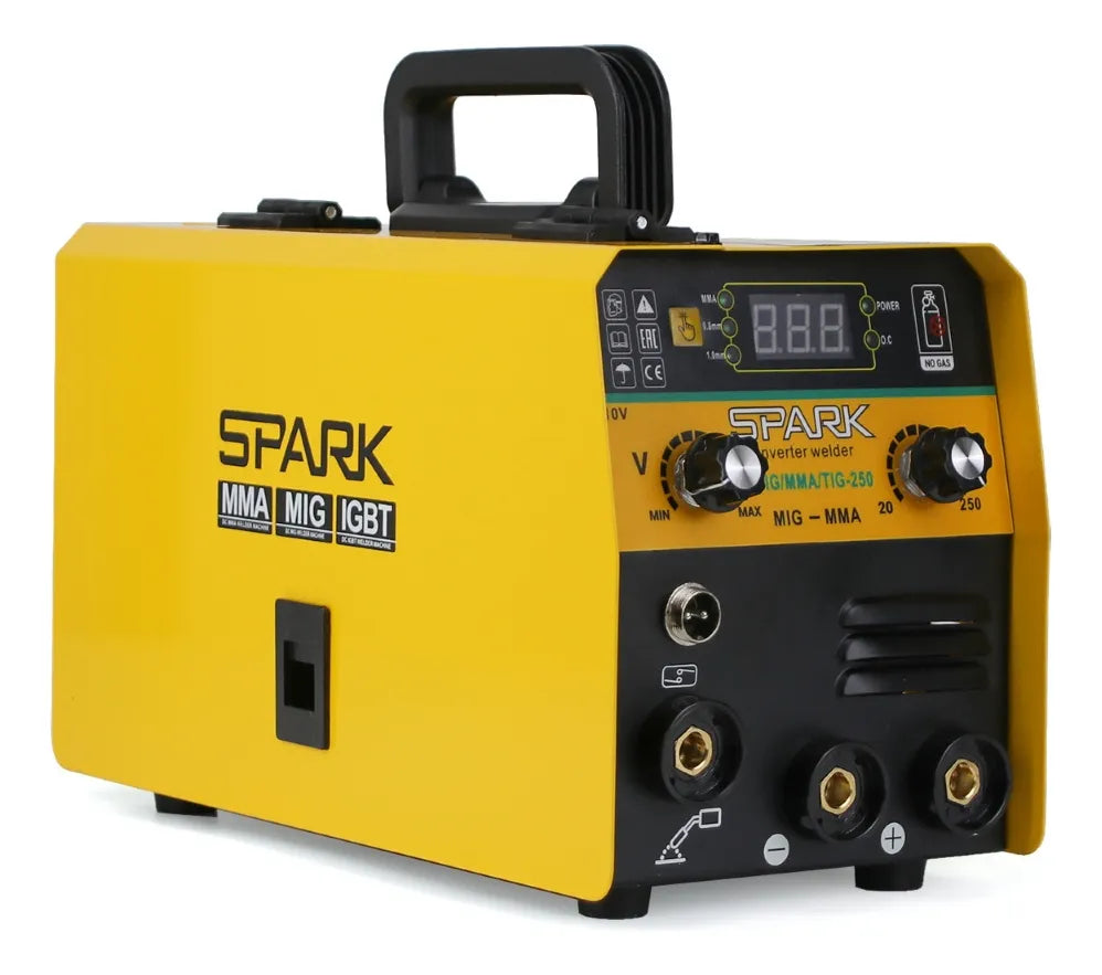 Soldadora 250AMP Spark MMA/MIG/TIG lift